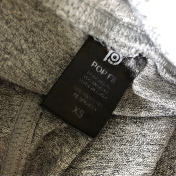 PopFit Gray & Black Leggings EUC - Picture 3 of 4